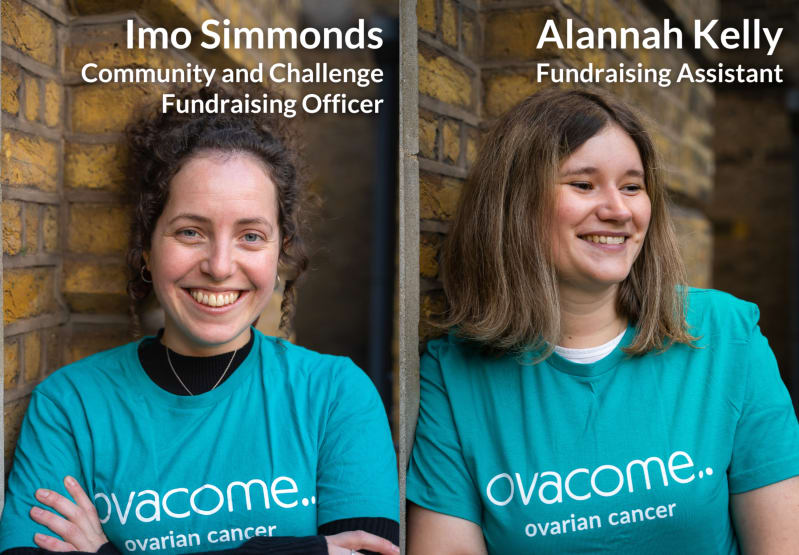 Fundraising Officer Imo Simmonds and Fundraising Assistant Alannah Kelly